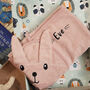 Personalised Baby Bunny Hooded Cotton Towel, thumbnail 2 of 9