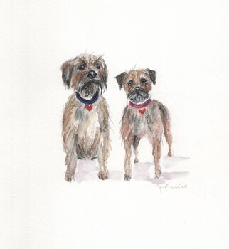 Personalised Pet Portrait Drawing From Your Photos, 7 of 7