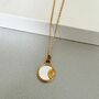 18 K Gold Plated Moon Pendant Necklace, thumbnail 1 of 2