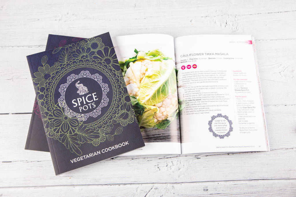 spice pots indian cookbook by spice pots