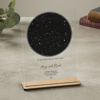 Personalised Constellation Star Map Anniversary Gift, 3 of 11