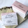 Personalised Chocolate Wedding Favour Placenames, thumbnail 1 of 6