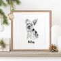 Personalised Pet Dog Portrait Sketch, thumbnail 3 of 12