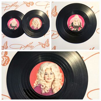 Custom Set Of Two Vinyl Record Drinks Coasters, 12 of 12