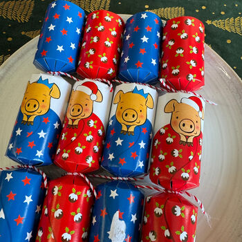 Six Pigs In Blankets Game Christmas Crackers Set, 5 of 6