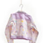 In The Sky' Lavender Cropped Children's Jacket, thumbnail 2 of 3