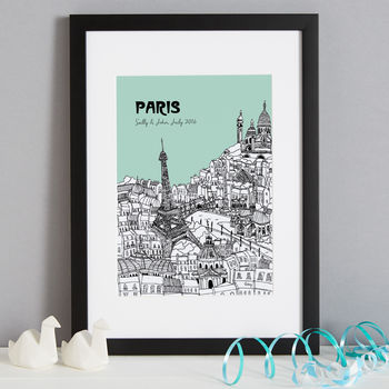 Personalised Wedding Gift 'Our Special City', 5 of 12