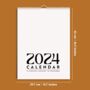 Large 2024 Calendar | Simply Neutral | A3, thumbnail 9 of 11