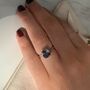 Cushion Cut Spinel And White Gold Ring, thumbnail 4 of 5