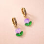Tulip Drop Earrings, thumbnail 2 of 2