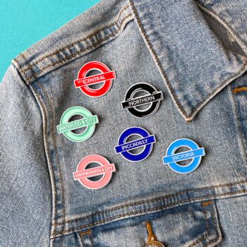 Transport For London Victoria Line Pin Badge, 2 of 3