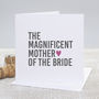 'Mother Of The Bride' Bold Wedding Thank You Card, thumbnail 1 of 2