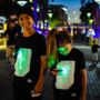 Kids Interactive Glow T Shirt In Black / Green Glow, thumbnail 3 of 9