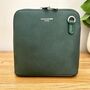 Cross Body Bag In Dark Green, thumbnail 1 of 3