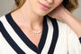 Gratia Sterling Silver Chain With Freshwater Pearls, thumbnail 1 of 3