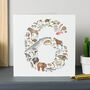 Age Number Birthday Card With Animals, thumbnail 6 of 10