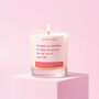 Funny Shag One Person Engagement Gift Candle, thumbnail 2 of 4