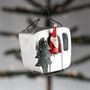 Father Christmas In A Cable Car Hanging Decoration, thumbnail 2 of 2