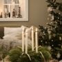 Set Of Four Numbered One To Four White Advent Candles, thumbnail 2 of 3