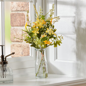 Louisa Floral Bouquet In Bottle Vase, 3 of 6