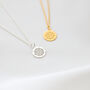 Compass Necklace, Sterling Silver, thumbnail 1 of 10