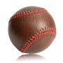 Personalised Vintage Full Cowhide Leather Baseball, thumbnail 4 of 5