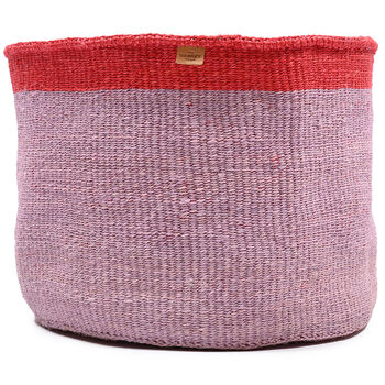 Imani: Xl Pink And Red Storage Basket, 2 of 6