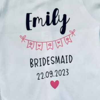 Personalised Flower Girl Page Boy Pyjamas, 4 of 8