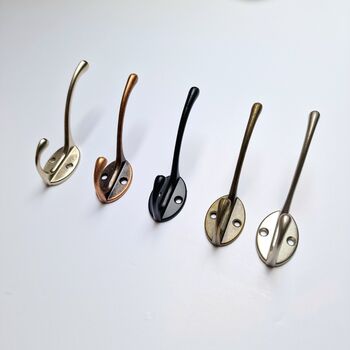 Grey Coat Rack With Shelf And Hooks, 7 of 12