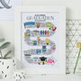 Personalised Road To Graduation Print, thumbnail 1 of 5