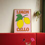 Limoncello Print In Pink, thumbnail 2 of 2