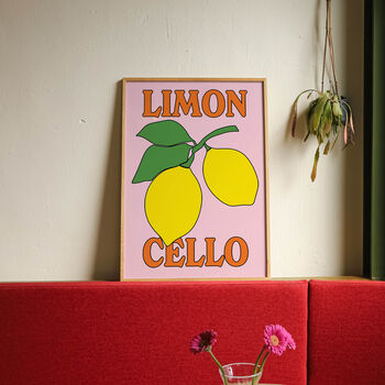 Limoncello Print In Pink, 2 of 2