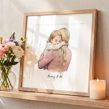 Mummy And Me Detailed Illustration For Mother's Day, 2 of 12