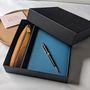 Personalised Leather Journal And Pencil Case Gift Set, thumbnail 1 of 12