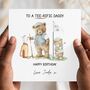 Daddy Birthday Card, Golf Bear Birthday Card, Tee Rific Dad Golf, thumbnail 2 of 3