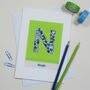 Liberty Print Initial Card, thumbnail 5 of 7