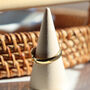 Gold Plated Angel Wings Adjustable Ring, thumbnail 2 of 7