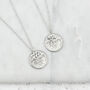 Sterling Silver Star Sign 70th Birthday Sixpence Necklace, thumbnail 7 of 10