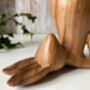 11cm Yoga Bunny Rabbit Figurine Pilates Statue Gift, thumbnail 3 of 10