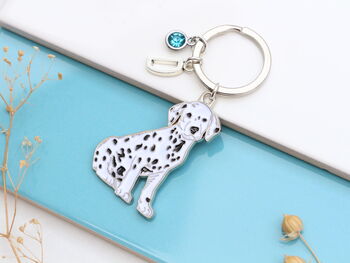 Dalmatian Personalised Keyring Dog Owner Gift, 5 of 8