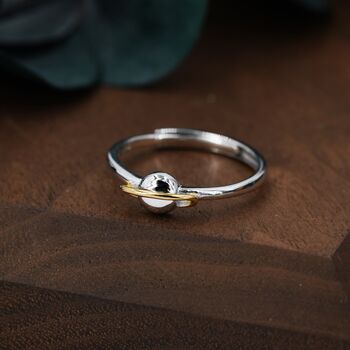 Sterling Silver Planet Ring, 10 of 12