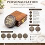 Personalised Three Inch Bronze 100 Year Calendar Compass, thumbnail 9 of 12