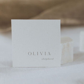 Olivia Place Name Card, 2 of 5