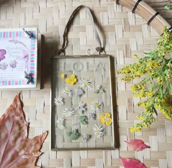 Personalised Flower Press And Frame Craft Kit, 5 of 7