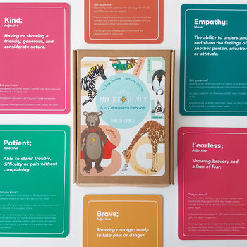The Little Pack Of Positivity Animal Flash Cards, 2 of 10