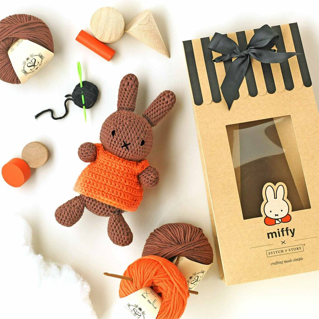 Crochet Your Own Miffy Friend Melanie Amigurumi Kit By Stitch & Story