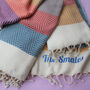 Soft Cotton Throw, Personalised Anniversary Gift, thumbnail 7 of 12