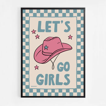Let's Go Girls Cowgirl Print, 6 of 8