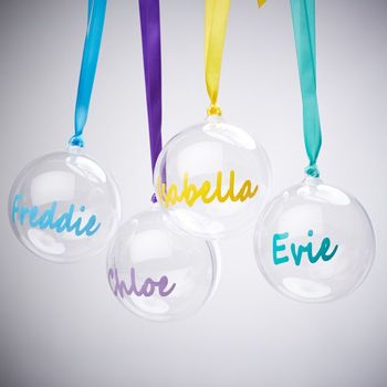 Personalised High Gloss Christmas Bauble, 2 of 7