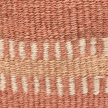 Huru: Sand Stripe Woven Storage Basket, 7 of 9